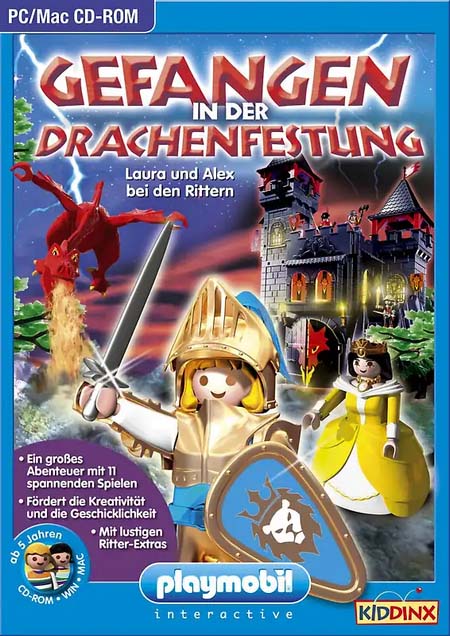 Keyart - Gefangen in der Drachenfestung: Laura und Alex bei den Rittern