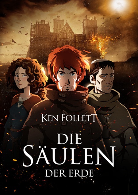 Cover-Artwork von Ken Follett: Die Säulen der Erde