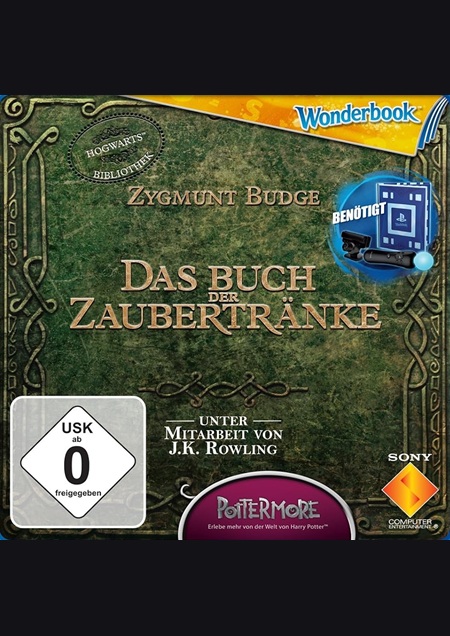 Cover-Artwork von Wonderbook: Das Buch der Zaubertränke